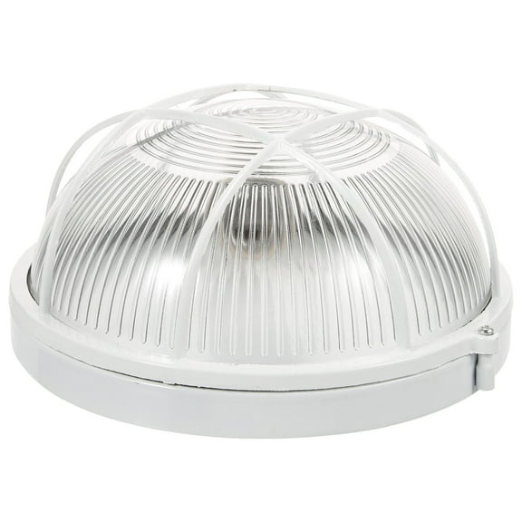 LABSERRON Industrial Lamp 1Pack White Stainless Steel Plastic Sauna Room Lamp for Sauna Room Steam Room