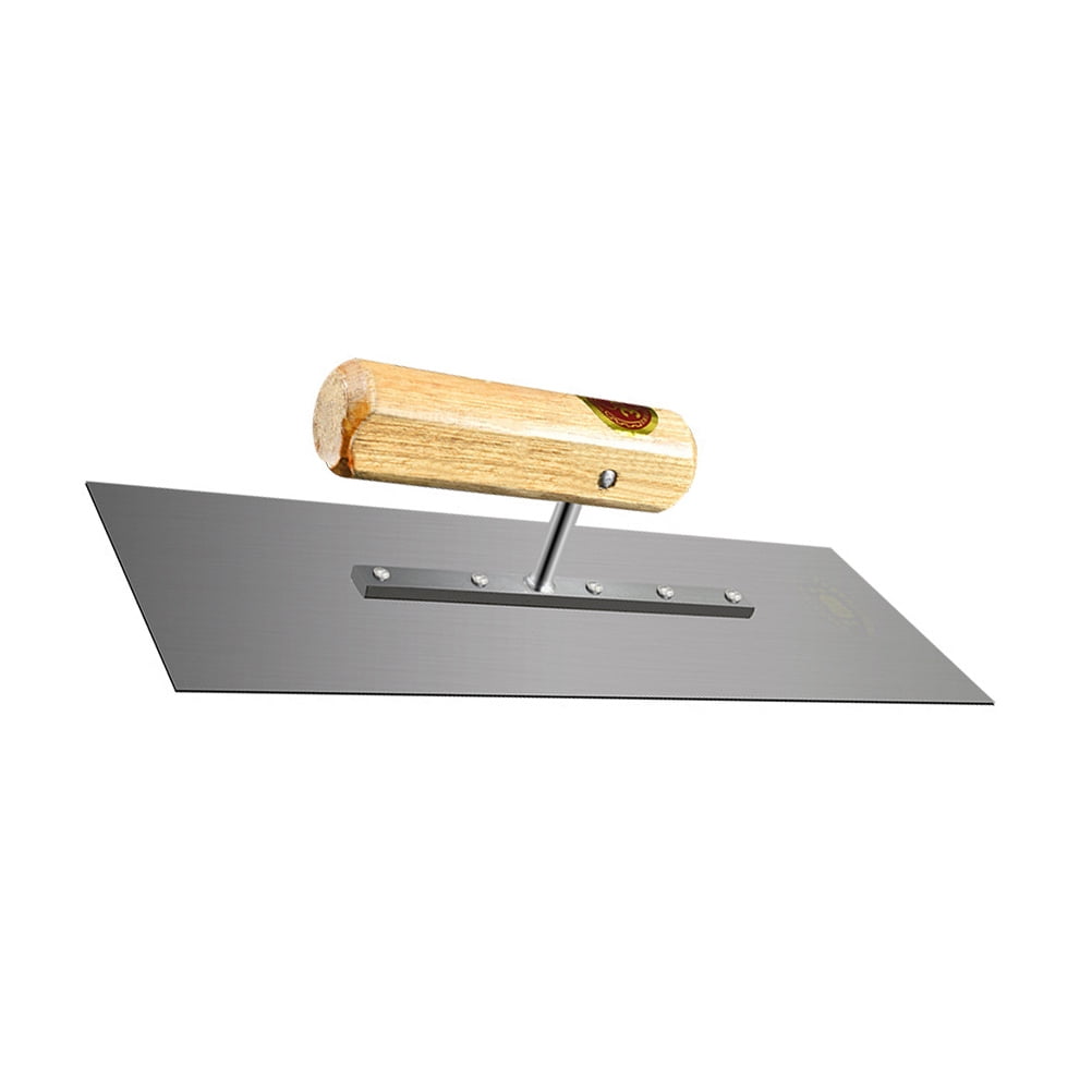 LABSERRON Masonry Finishing Trowel 1Pack Silver Rectangular Tool for Cement Work