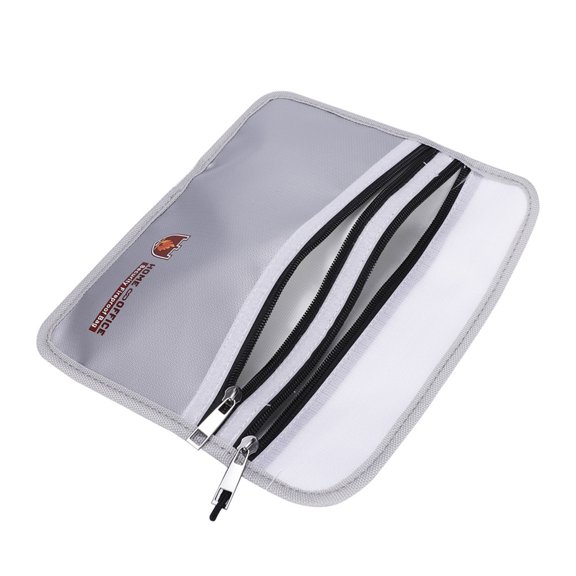 LABSERRON Fireproof Money Cash File Organizer Business Clutch, Rectangular , 27x6.9x0.4in, 1 Set
