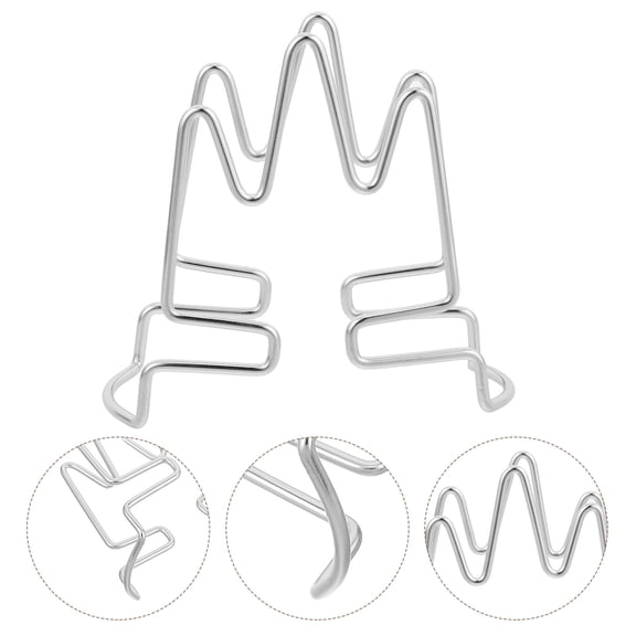 LABSERRON Mountain Shape Silver Portable Coffee Filter Organizer Rack Stand 1Pack for Pour-Over Coffee Lovers