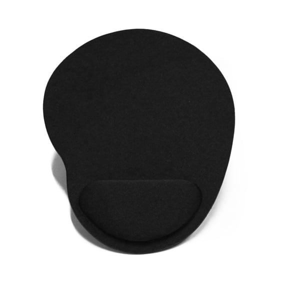 LABSERRON Mouse Pad Support with Smooth Tracking for Home Office 1Pack 23.00X18.00X1.50CM Black