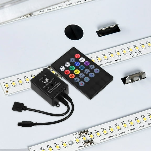 LABSERRON Music Controller 1Set Compatible with RGB LED Strips and Technology for Musicians