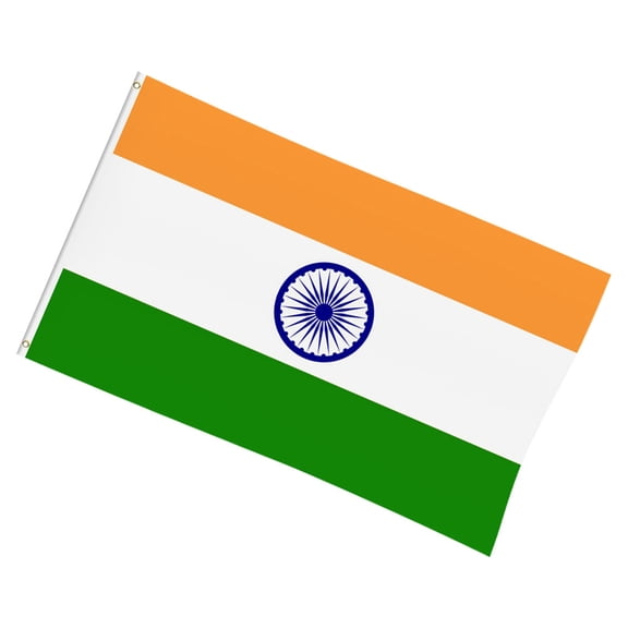 LABSERRON India National Flag Multi-Color Cloth for Garden Outdoor Decoration