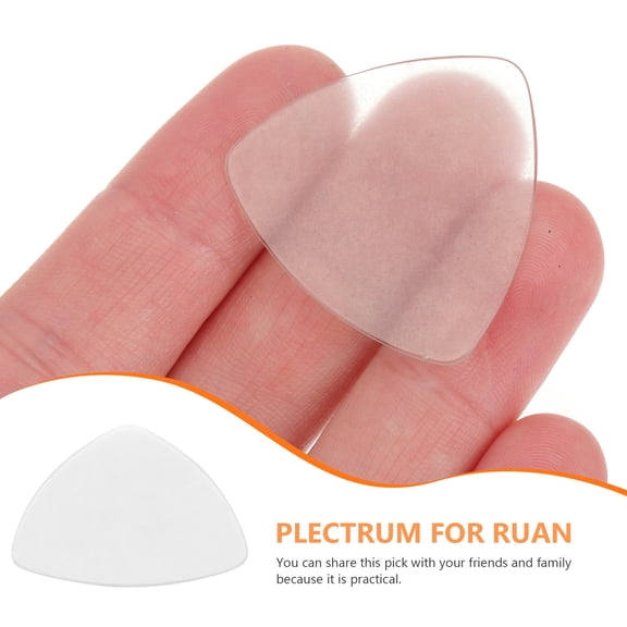 LABSERRON Guitar Picks Heavy Nylon Guitar Pick White 1Pcs for Musical Instrument Supply
