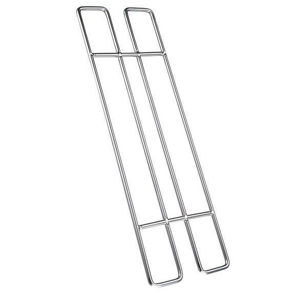 LABSERRON Outdoor Enthusiasts 1Pack Silver Geometric Barbecue Rack For Camping And Hiking Stainless Steel Mesh Net