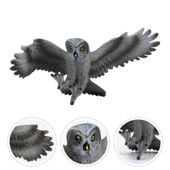 LABSERRON Owl Shaped Toy for Childrens Playtime Home Decoration 4.72 X 2.36 X 1.57in 1Pcs