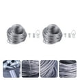 thumbnail image 1 of LABSERRON Picture Hanger Kit 2 Sets 20 Meters Wire Rope Silver for Wall Decor, 1 of 8