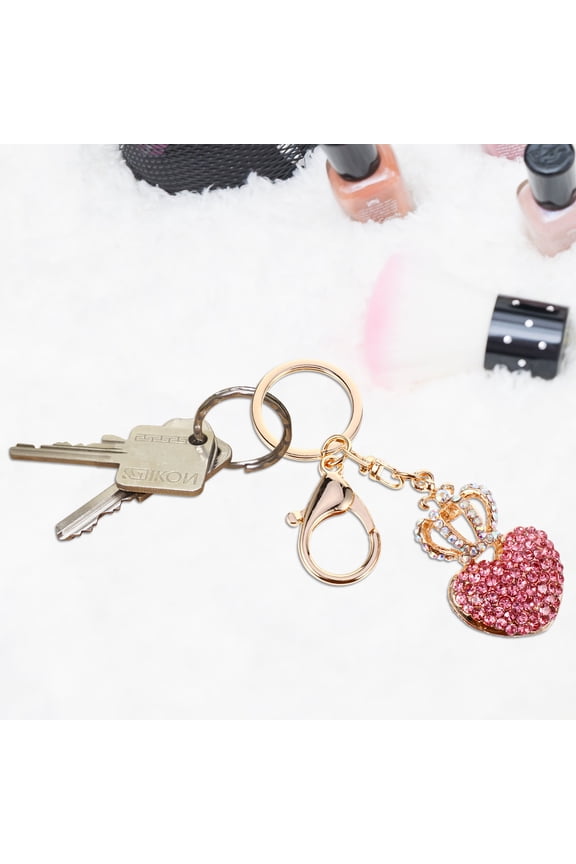 Pink Ring with Zinc Alloy Material for Bag Decoration and Key Organization Fits All Styles
