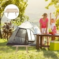 thumbnail image 1 of LABSERRON Portable Small Outdoor Table 1 Pc in Light Brown for Various Occasions, 1 of 8