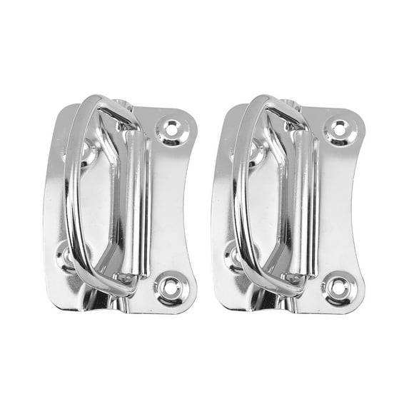 LABSERRON Pull Handles Heavy Duty 2Pcs Silver Stainless Steel for Toolboxes and Drawers