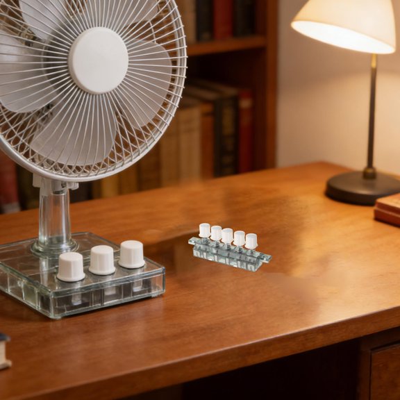 LABSERRON Push Button Fan Control Switch Replacement with Precise Speed Knob for Table and Floor Fans