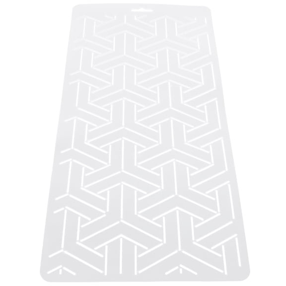 LABSERRON Quilting Stencil Tool 1Pack White PP For Drawing Patterns And Designing Patchwork Projects