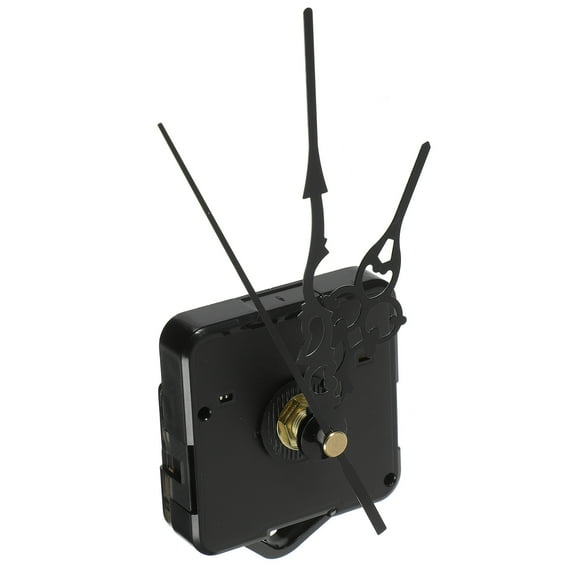 LABSERRON Replacement Quartz Clock Movement Mechanism Black Plastic Silent Sweep Second Wall Clock 1Set 2.2x2.2x0.6in