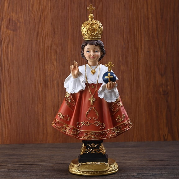 LABSERRON Resin Statue Ornament 1Pc Jesus Religious Symbol for Home and Bedroom Decorating