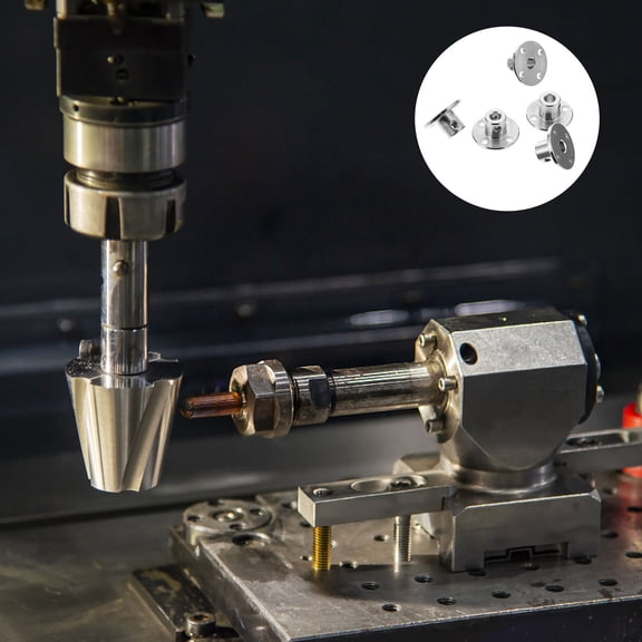 LABSERRON Round Steel Flange Shaft Coupling Motor Guide Shaft Coupler for Hobbyists 0.8x0.8x0.6in