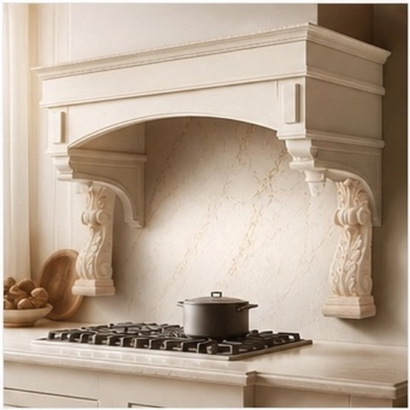 LABSERRON Unpainted Beige Rustic Wood Corbels for Cabinets and Shelves Labserron Home