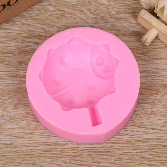 LABSERRON Silicone Fondant Mold Ladybird Shape For Diy Making And Party Decorations 1Pack