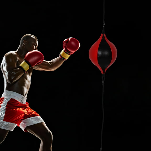 LABSERRON Speed Bag Boxing For Reaction Speed Improvement And Hand Eye Coordination 1Set 15.7X7.9X7.9in