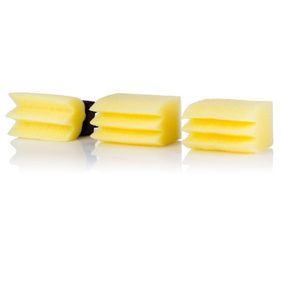 LABSERRON Sponge Hair Cleaning Brush 3Pcs for Professional Use in Salons