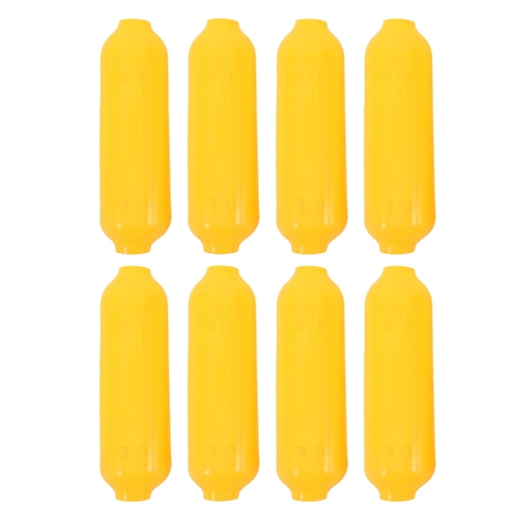 LABSERRON 8Pcs Stackable Yellow Corn Serving Plates for Bbq Snacks and Appetizers