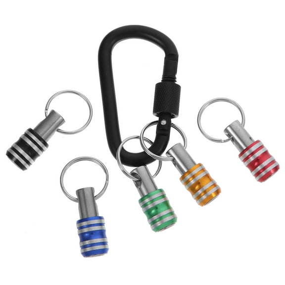 LABSERRON Stainless Steel Keychain Extenders Carabiner Keychain D Rings For Ratchet Socket Set Screwdriver Bulk