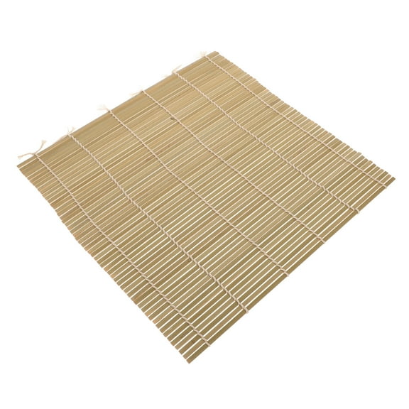 LABSERRON Sushi Making Bamboo Mat for Home Kitchen 11.75X11.75X0.12In Non Stick Surface 1Set Food Lovers Choice