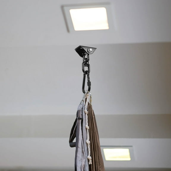 LABSERRON Swing Accessories 7x28Inch Heavy Duty Hanging Ceiling Hook Set Of 1 Square Shape