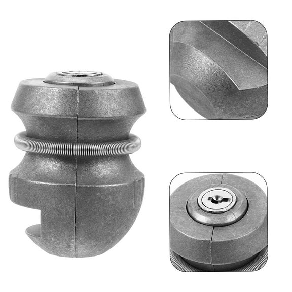 LABSERRON Trailer Owners 1Set Iron Anti Theft Ball Hitch Lock with Security Functionality