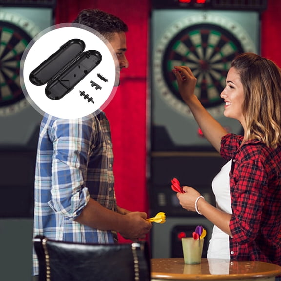 LABSERRON Travel Gadget Organiser 1Set Black Plastic Dart Storage Box