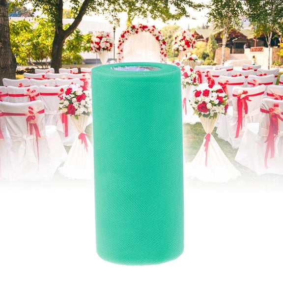 LABSERRON Tulle Craft Tutu Decoration 1 Roll for Party Decoration Polyester Circle