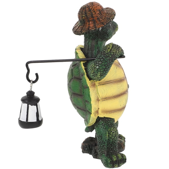 LABSERRON Turtle Statue For Garden Resin Tortoise Sculpture Cottage Decor Yard Art Waterproof Turtle Ornament