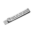 thumbnail image 1 of LABSERRON Tuxedo Studs Groom Father Tie Clip Business Suit Tie Clamp Father Of Groom Present, 1 of 8