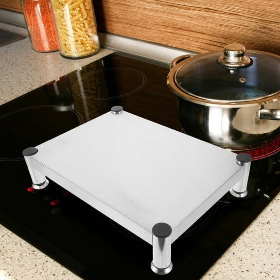 LABSERRON Universal Cooktop Stand Modern Pan Racks for Kitchen Storage Support for Induction Cooker and Gas Stove 1Pack