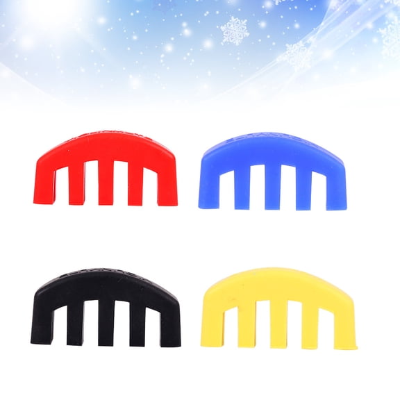 LABSERRON Violin Mutes Rubber Quiet Practice Accessory Claw Formed In Black Blue And Yellow 5 2x2 2x0 5in