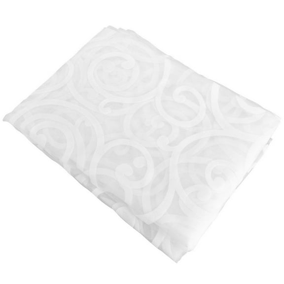 LABSERRON Voile Curtains 1Pack Drapery Panels White Polypropylene Fiber For Bedroom Living Room Privacy 39.4x78.7in