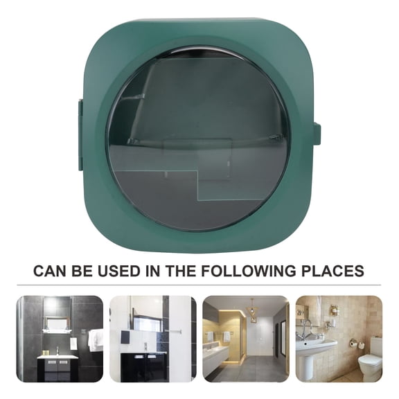 LABSERRON Wall Mount Hanging Storage Organizer Large Capacity Storage Boxes Abs Plastic For Bathroom And Kitchen 1Pcs