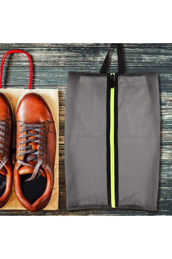 Waterproof Boot Storage Bag 1Pc for Travel and Sports in Black and Blue