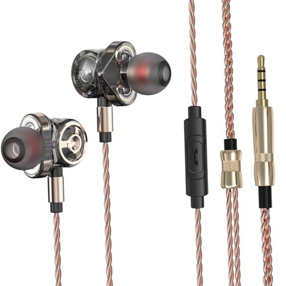 LABSERRON Wired Headset with Mic for Symphony Black Plastic 1Set