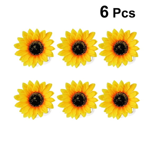 LABSERRON Women's Hairpins 6Pcs Multi-Colored Nylon Hair Clips for Daily Use