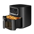 thumbnail image 1 of LAC LAICHY 10 Qt Air Fryer,Elegant Black Design，200°F-400°F Temperature Control，Oil-Less Cooking, 1 of 7