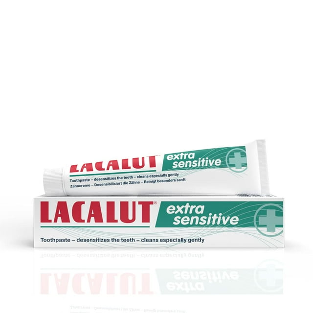 LACALUT Extra Sensitive Toothpaste, Repair & Protect Sensitive Teeth ...