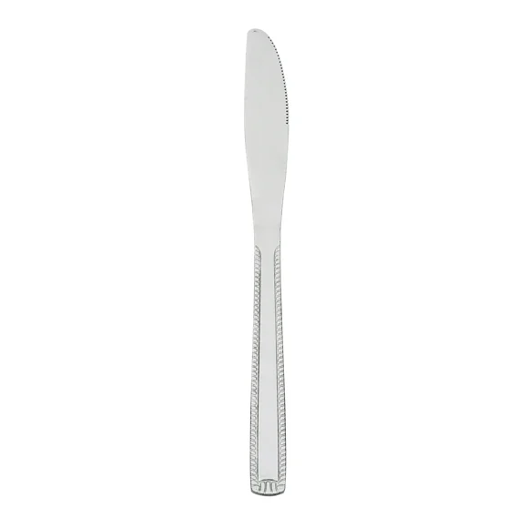 Mainstays Lace Stainless Steel Adult Dinner Tableware Knife, 4-Piece Set,Silver