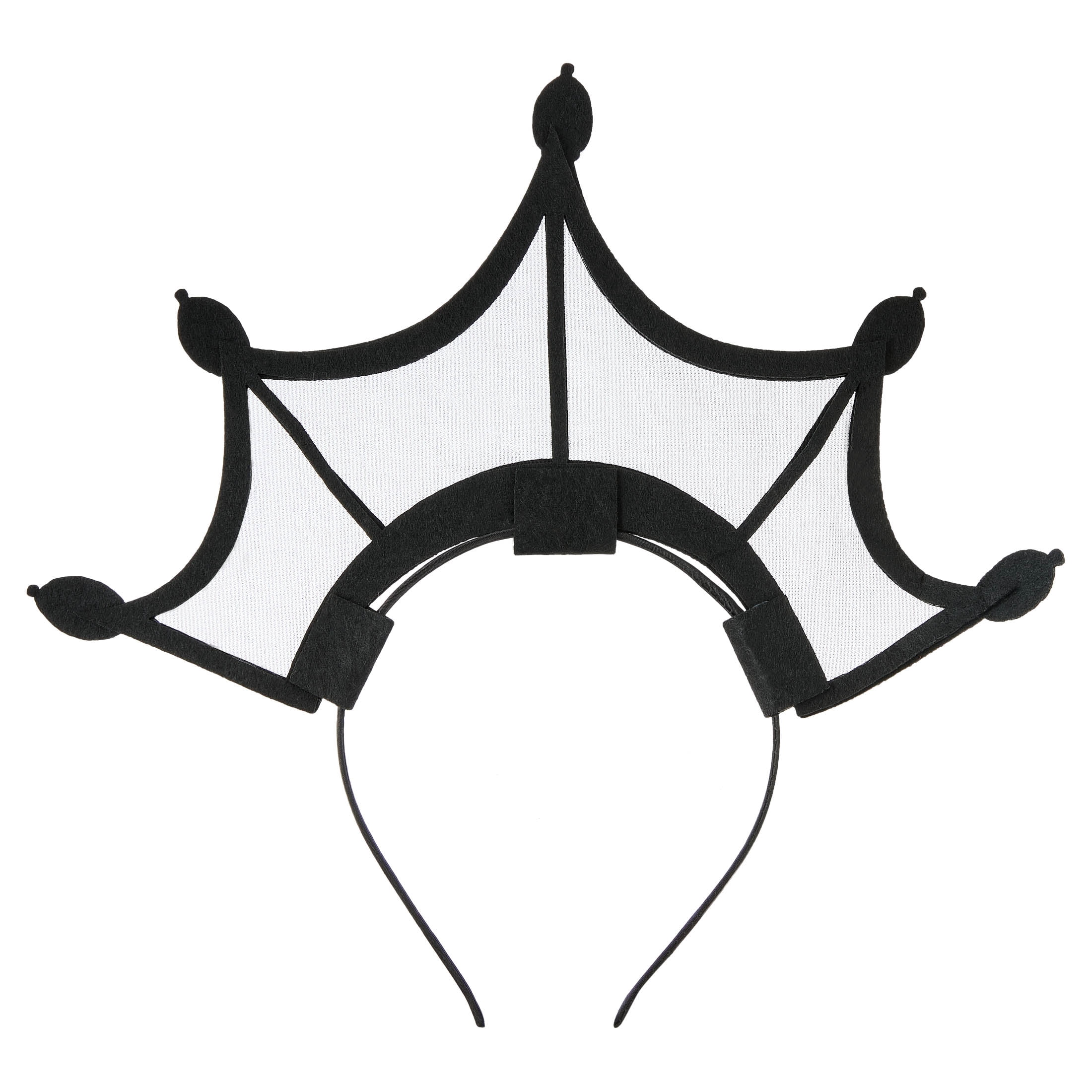 Spiderweb Crown Costume Accessory for Adults, Black, Halloween by Way To CelebrateSpiderweb Crown Costume Accessory for Adults, Black, Halloween by Way To Celebrate