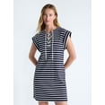 thumbnail image 1 of Free Assembly Women's Lace Up Cotton Mini Dress, Sizes XS-XXL, 1 of 4