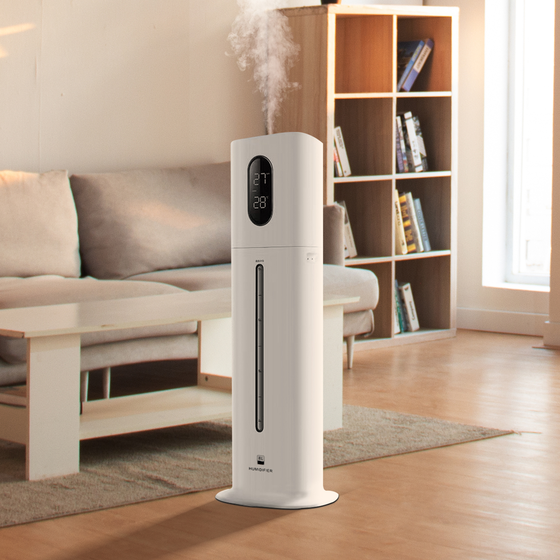 Honeywell 1.3 Gallon TopFill Warm Mist Humidifier, HWM340, White