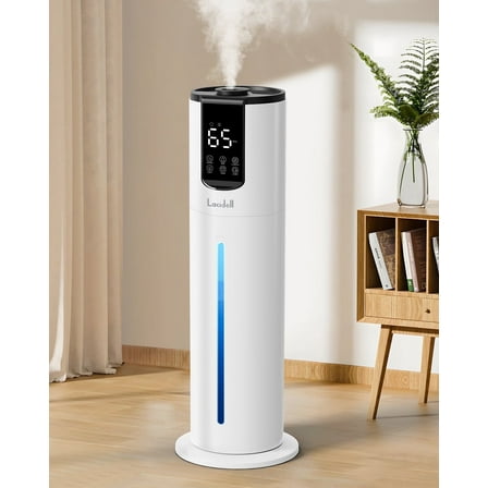 LACIDOLL Humidifiers for Large Room, 2.1Gal 8L Top Fill Humidifier with Essential Oils Tray, Easy to Clean Humidifier with Fully Washable Parts