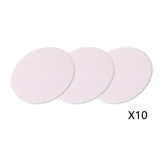 LACKUST 10 Pack White 3D Textured Foam Sponge Eraser - Absorbent Painting Sponge for Art Projects, Reusable Craft Sponge for Paint Correction