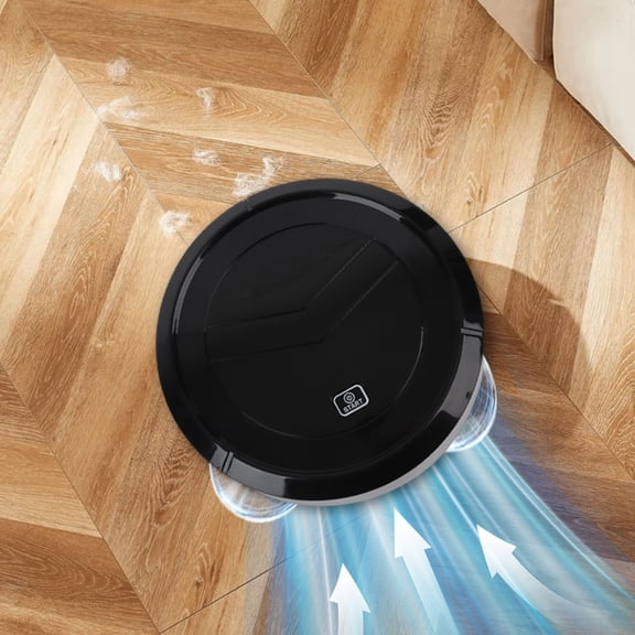 LACKUST 2-in-1 Robot Vacuum and Mop,Intelligent Sweeping Robot Home Suction Mopping 2-in-1 Sweeping Robot,Black