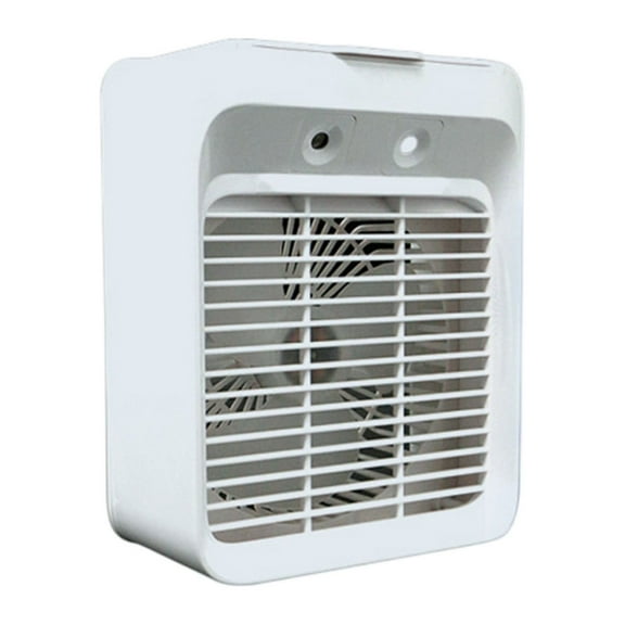 LACKUST 3-Speed USB Conditioner with Humidifier for Home & Office,Portable Air Conditioners Box Fan,Portable Evaporative Cooling Fan with Spray for Home Bedroom Office,White