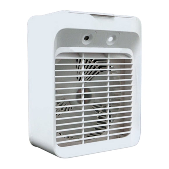 LACKUST 3-Speed USB Conditioner with Humidifier for Home & Office,Portable Air Conditioners Box Fan,Portable Evaporative Cooling Fan with Spray for Home Bedroom Office,White